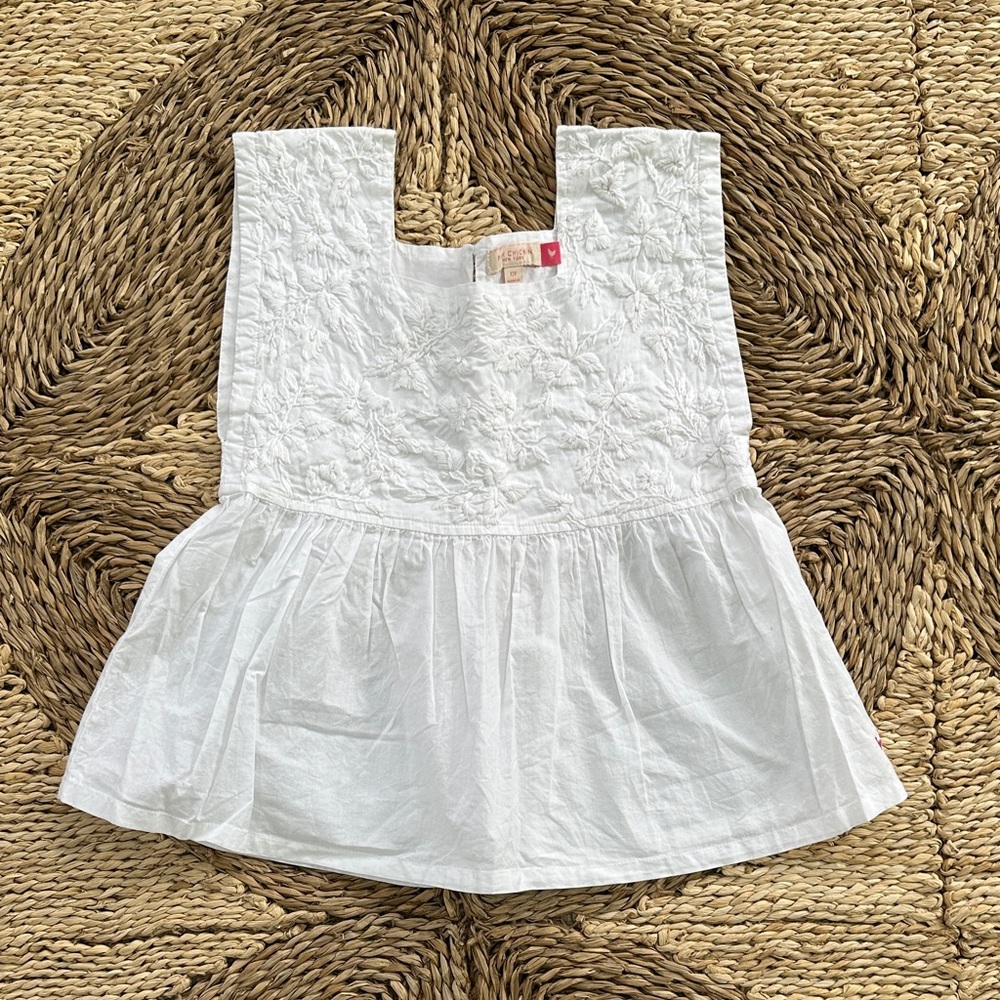 Pink Chicken Embroidered Floral Top